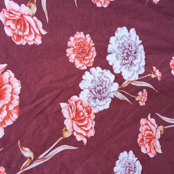 PacSun Los Angeles maroon & orange shirt size medium - Picture 4 of 5